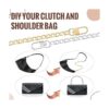 Luinabio 4 extensores de correa de cadena para bolso de