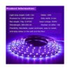 Tiras LED de luz negra de 6.6 pies 120 cuentas de_2