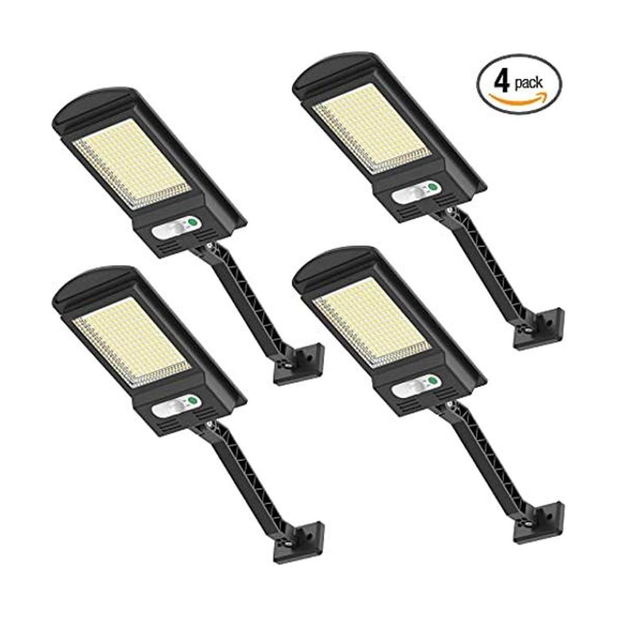 ENGREPO Luces solares para exteriores 1000 lúmenes 168