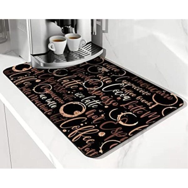 Tapete de café absorbente y de secado rápido tapete de_1