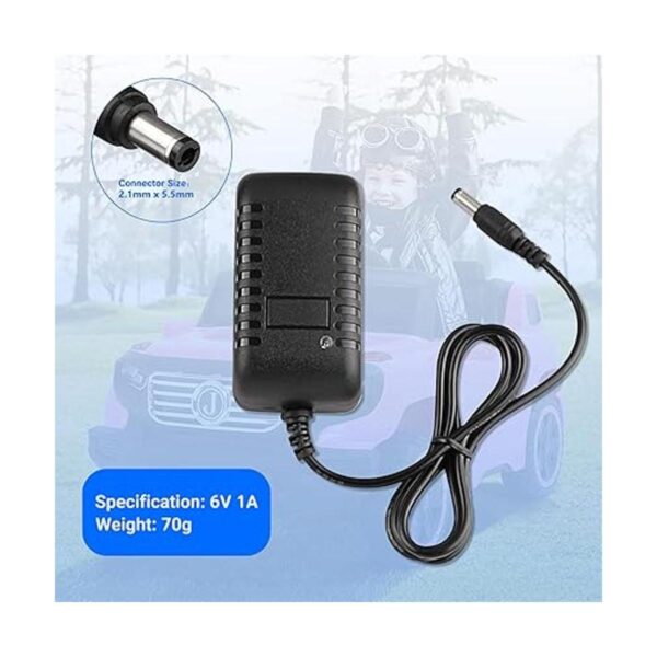 Cargador de batería de 6 voltios para juguetes de montar_3
