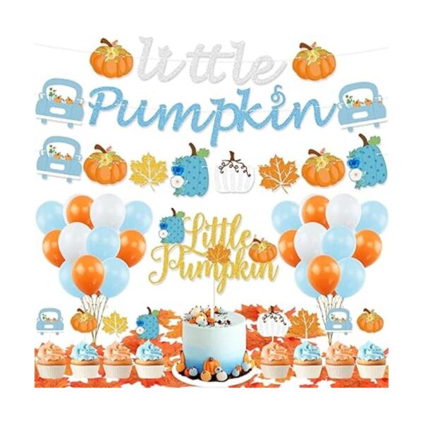 Decoración de baby shower de calabaza pequeña para niños_1