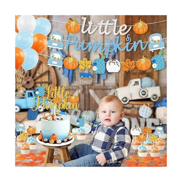 Decoración de baby shower de calabaza pequeña para niños_4
