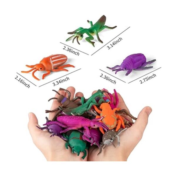 Paquete de 12 juguetes de insectos que cambian de color_5
