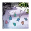 CHGCRAFT Dijes para tarjetas de tarot chapado en forma de_4
