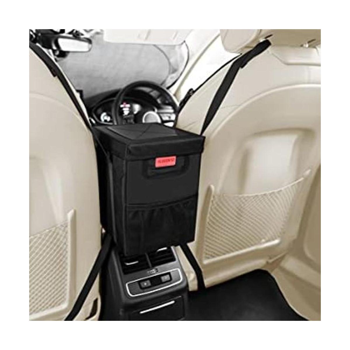 Bolsa de basura colgante para automóvil con tapa bolsa de
