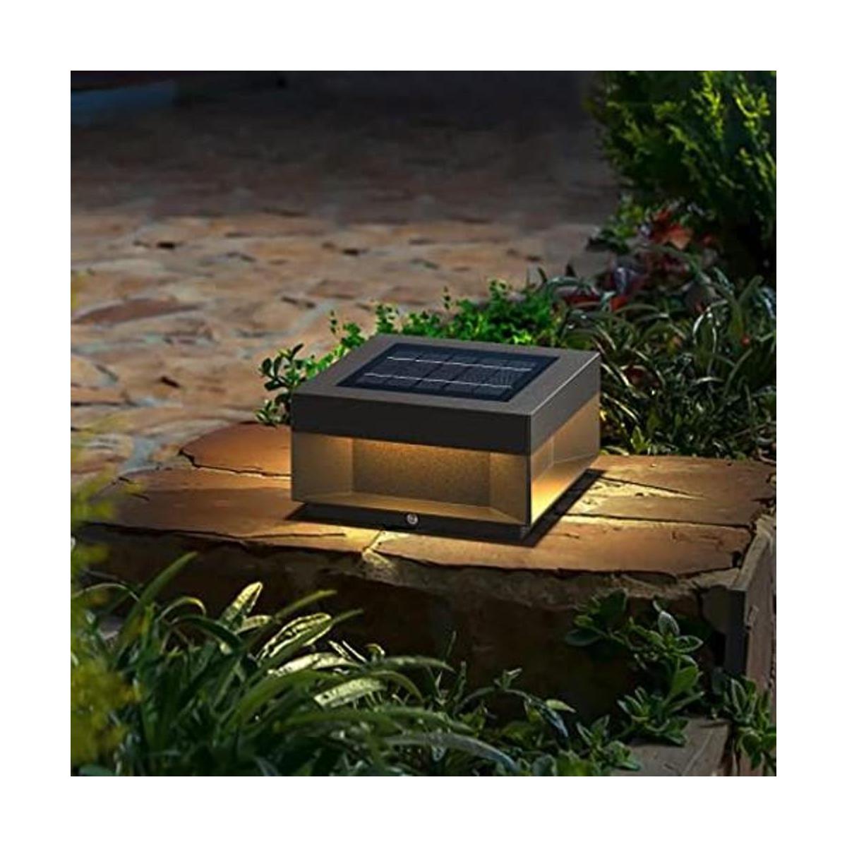 MVBT Lámpara solar moderna para postes de patio lámpara