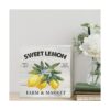 Farmhouse Sweet Lemon Farm Cartel de madera para_4