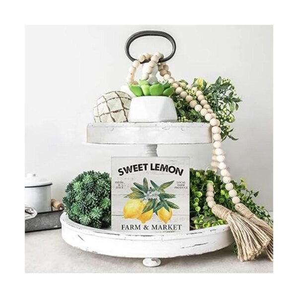 Farmhouse Sweet Lemon Farm Cartel de madera para_5