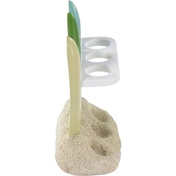 Avanti Linens Soporte para cepillos de dientes resina_3