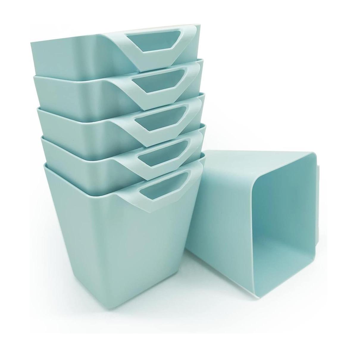 Paquete de 6 portavasos organizador de carrito rodante