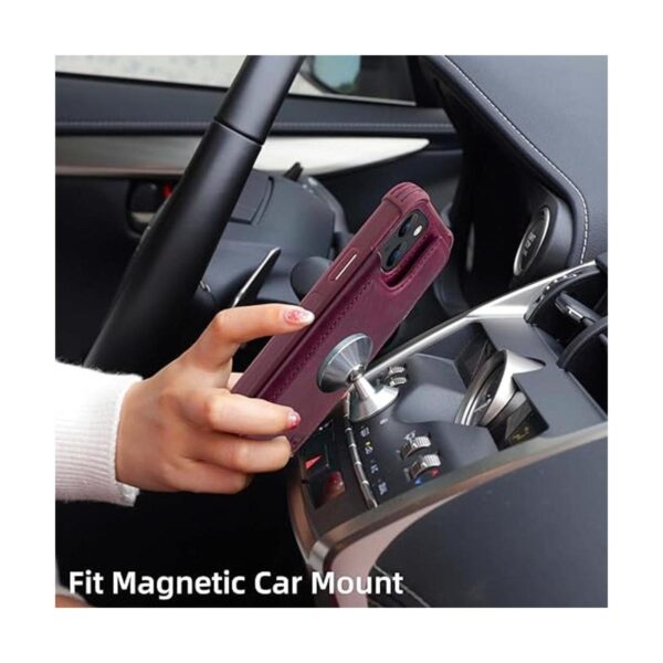 VANAVAGY Funda tipo cartera para iPhone 14 Plus funda_3