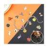 JIALEEY 81 dijes de Halloween lotes a granel dijes de