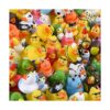Paquete de 10 patos de goma surtidos Bañera Baby Showers_1