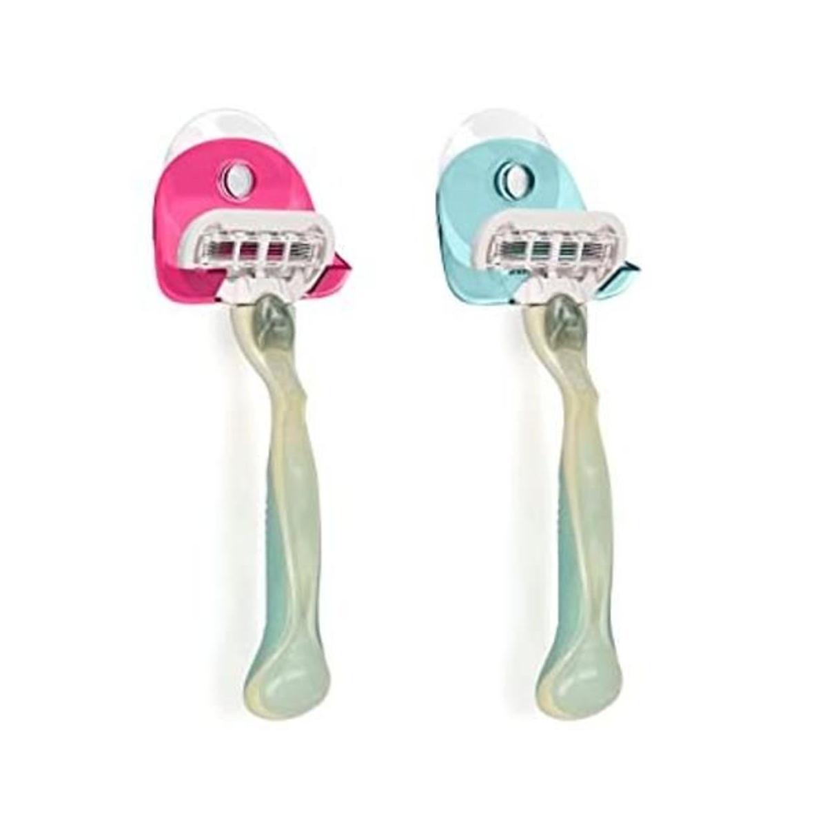 kwmobile 2 soportes para maquinilla de afeitar con