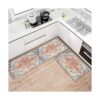 Juego de 2 tapetes de cocina estilo bohemio