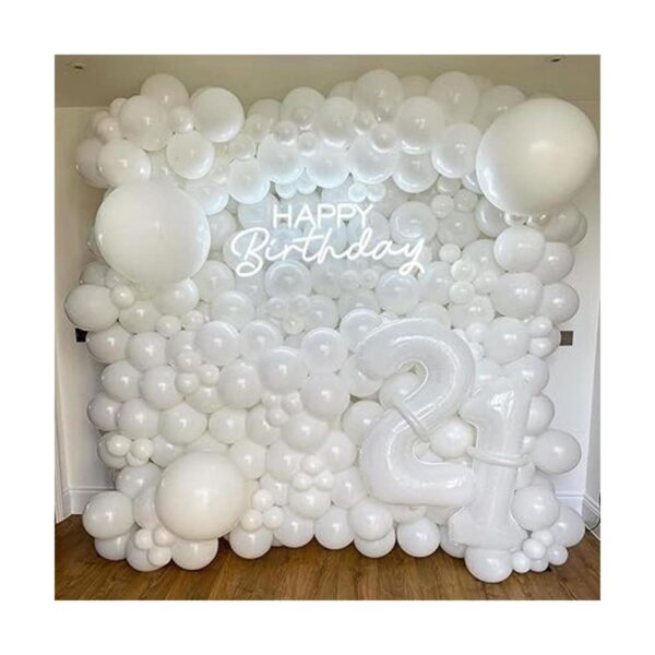 Globos blancos de látex para fiesta paquete de 20 globos_6