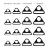 TiSuit 12 anillos de ajuste de hebilla triangular en D