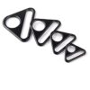 TiSuit 12 anillos de ajuste de hebilla triangular en D