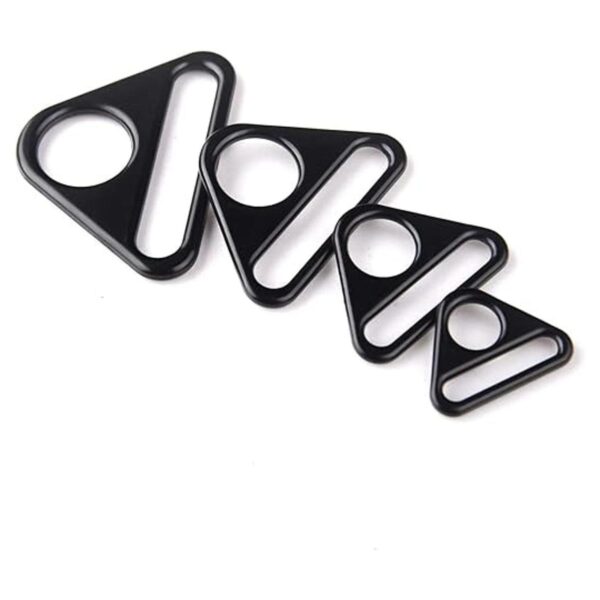 TiSuit 12 anillos de ajuste de hebilla triangular en D