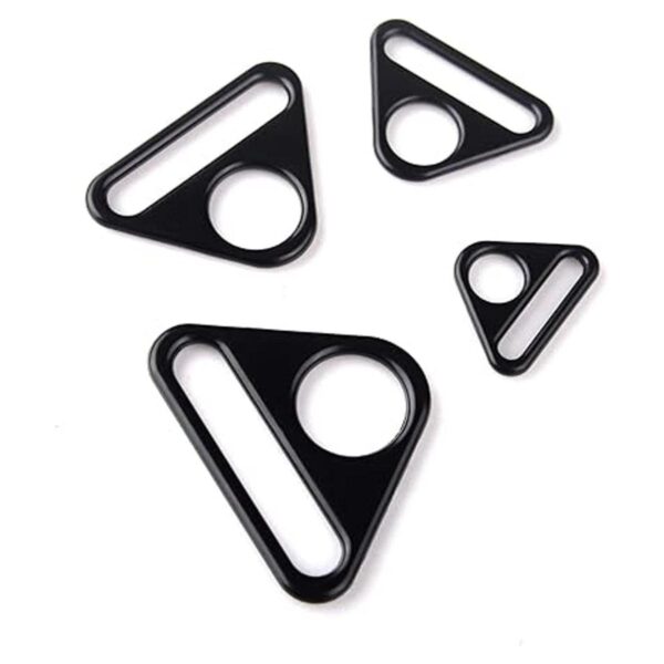 TiSuit 12 anillos de ajuste de hebilla triangular en D