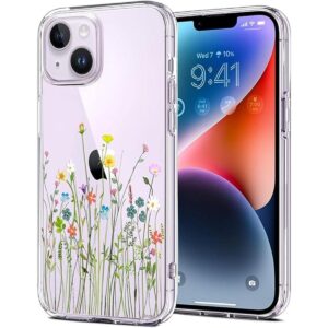 Unov Funda compatible con iPhone 14 Plus transparente con_1