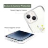 Unov Funda compatible con iPhone 14 Plus transparente con_2