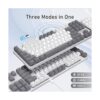 Teclado inalámbrico para juegos Batería recargable