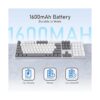 Teclado inalámbrico para juegos Batería recargable