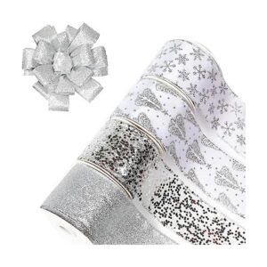 UNIQOOO Juego de 4 rollos de 4 rollos de cinta de Navidad_1