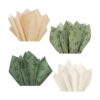 Aobkiat 24 piezas de papel de regalo verde marrón papel_1