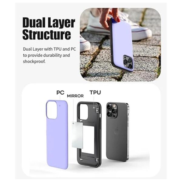 Goospery Funda magnética para puerta compatible con iPhone_4