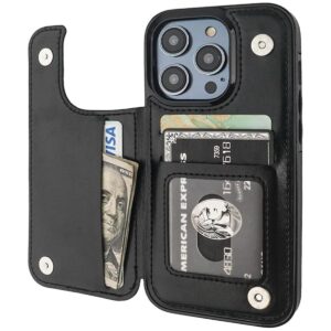 ONETOP Compatible con iPhone 14 Pro Funda tipo cartera_1