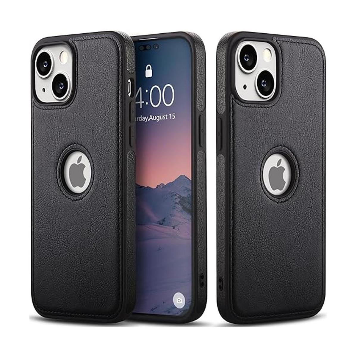 DOGODON Diseño compatible con iPhone 14 funda de cuero de