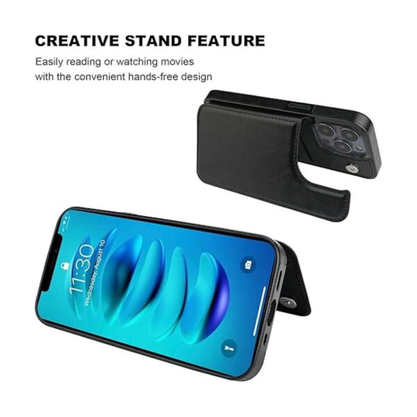 ONETOP Compatible con iPhone 14 Pro Funda tipo cartera_5