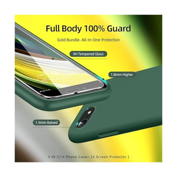 Dssairo 3 en 1 Funda para iPhone SE 2022320202_2