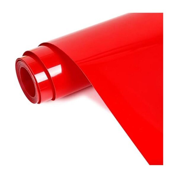 KINGSOW Rollos de vinilo HTV 10 x 4 pies color rojo_2