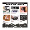 KINGSOW Rollos de vinilo HTV 10 x 4 pies color negro_4