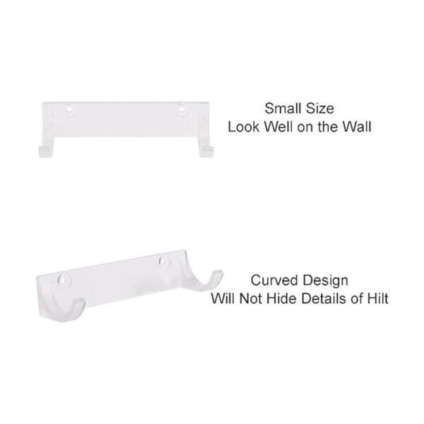 LEKUSHA Soporte horizontal para montaje en pared con sable