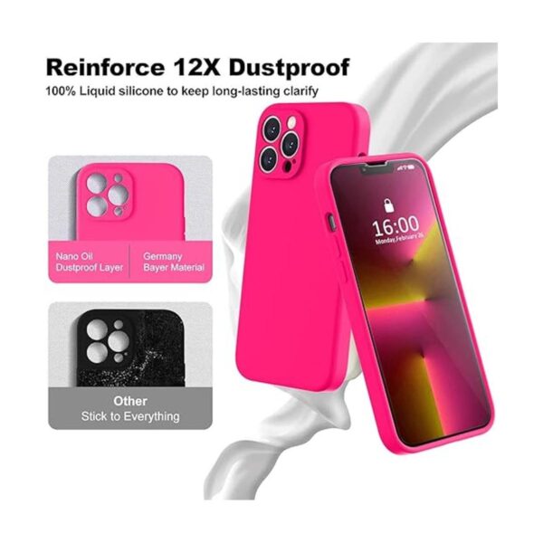 BossKiss Compatible con iPhone 13 Pro funda de silicona_3