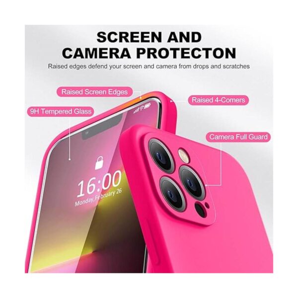 BossKiss Compatible con iPhone 13 Pro funda de silicona_2