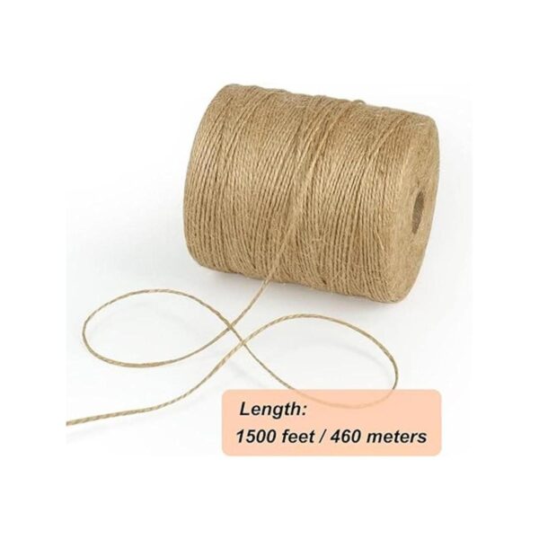 Tenn Well Cordel de yute natural de 1500 pies cuerda fina