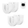 Paquete de 4 soportes de pared adhesivos fuertes para