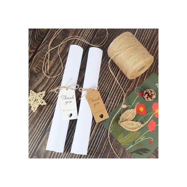 Tenn Well Cordel de yute natural de 1500 pies cuerda fina
