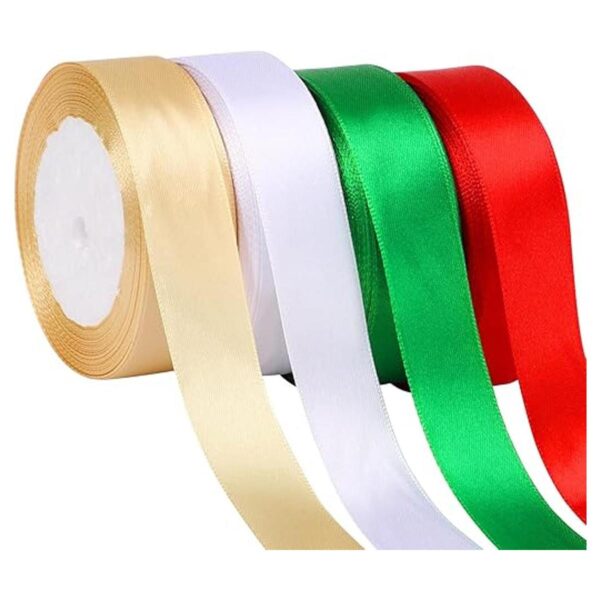 DECYOOL 4 rollos de cintas de Navidad de 100 yardas 1_1
