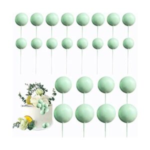 24 bolas para decoración de pasteles bolas de espuma_1