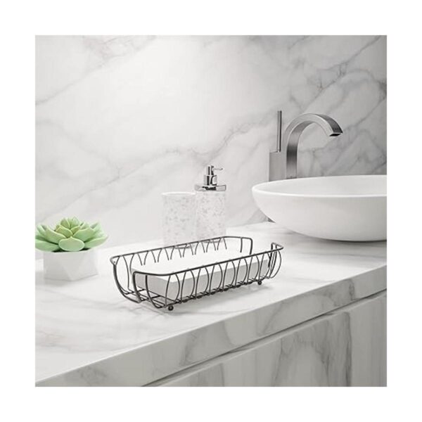 LEVIMETREE Servilletero plateado para toalla de