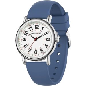 GOLDEN HOUR Reloj de enfermera impermeable para