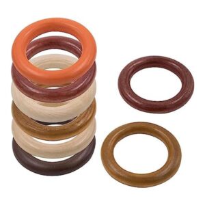30 anillos de madera de 1.969 in anillos de madera sin