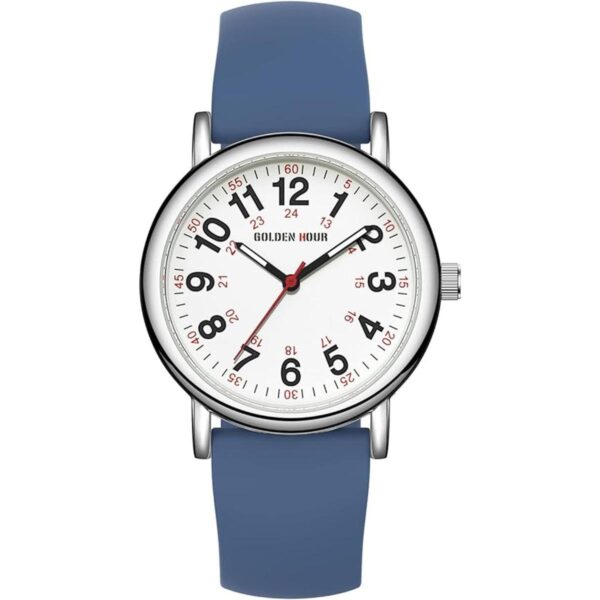 GOLDEN HOUR Reloj de enfermera impermeable para